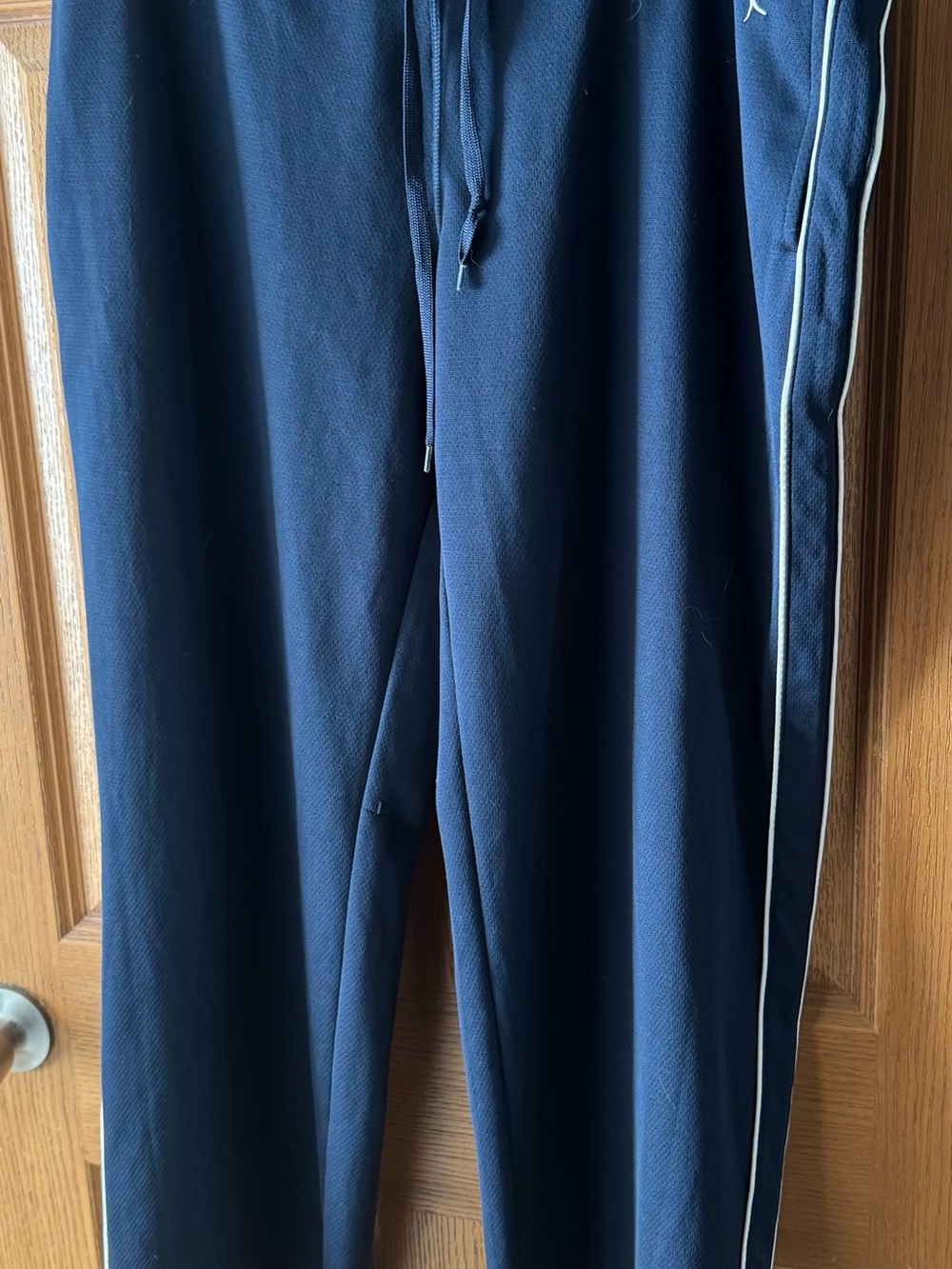 Danskin Now Women’s Navy Blue Track Pants with Side Stripe XL 16-18